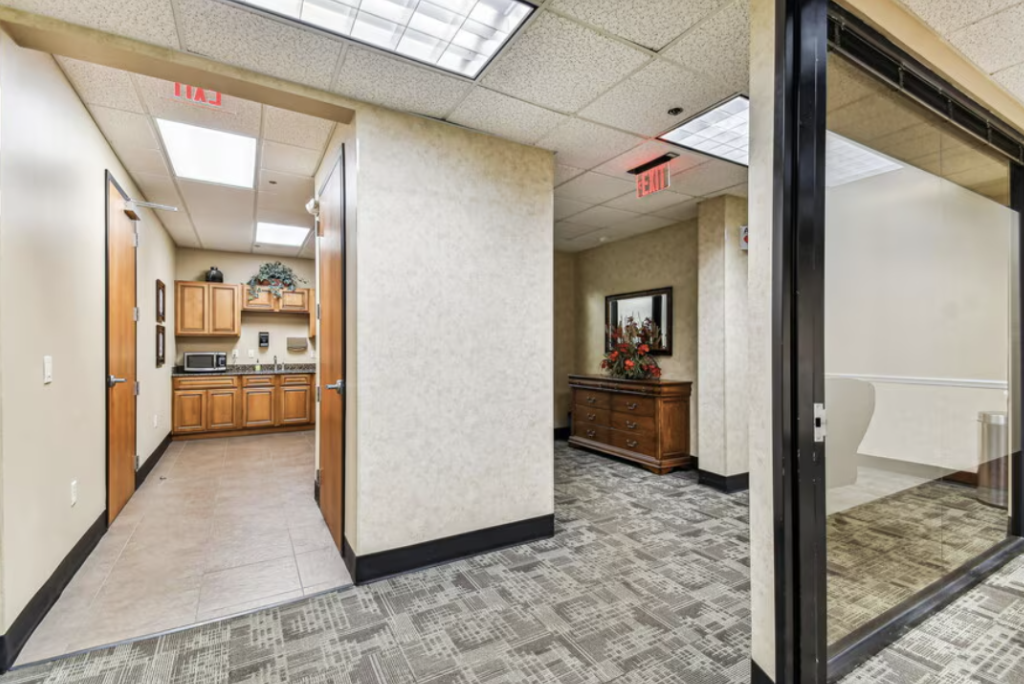 Completed commercial office interior